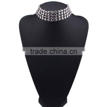 Big Brand Multi Layer Alloy Beads Choker Necklace for Women Clothes Accessories photo-2