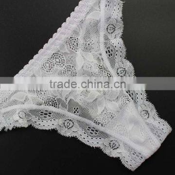 Stock Hot Selling Flower Embroidered Patterned Cute Women Sey Lace Briefs Seamless Panties Thongs G-string Lingerie Underwear br photo-4