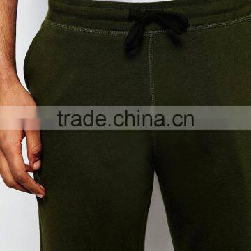Soft Touch Wholesale Blank Jogger Pants in Dark Khaki for Men photo-2