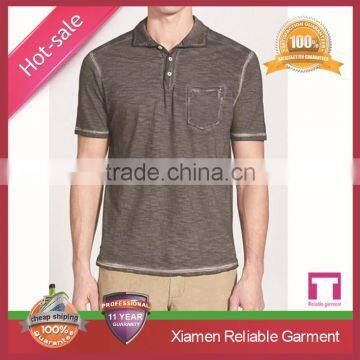 2016 OEM Popular Hot Sale Top Quality Custom Print Different Color Collar Polo Shirt