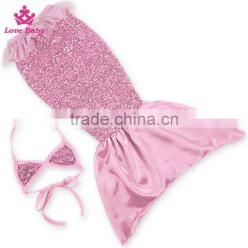 Shinny Sequined Mermaid Swimsuit & Beachwear, Mother and Me Beach Bikini, Sexy Baby Girls Bikini photo-6