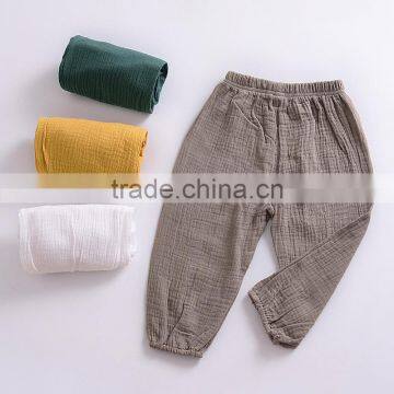 S33595W 2017 Autumn Vintage Style Kids Fashion Ramin Cotton Harem Pants photo-4