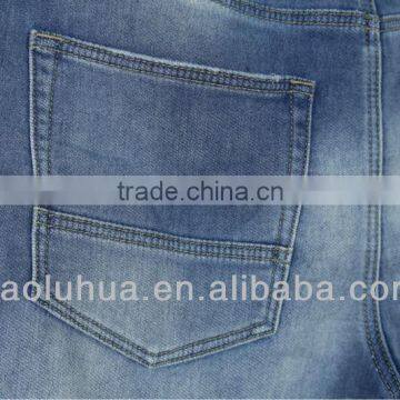Blue Denim Mens Elastic Waist Sports Pants photo-3