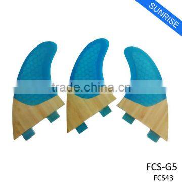 Bamboo Quillas FCS Fiberglass Honeycomb Fin Surfboard FCS Bamboo Fin photo-5