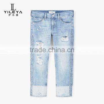 Branded 100% Cotton Jeans Low Price Manufacturers in China photo-5