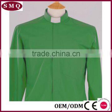 Wholesale Hot Sale Cotton Unisex Plain Clergy Shirt photo-3
