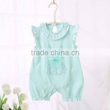Summer Baby Clothes Romper Natural Colored Cotton Sleeveless Newborn Short Climbing Jumpsuit Clothes photo-4
