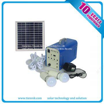 Small Portable DC Solar Home System 10W