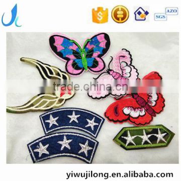 custom embroidery patch butterfly badge designs