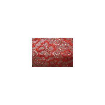 Spandex Elastic Lace Fabric , 90% Nylon + 10% Spandex CY-DN0006