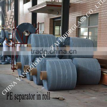 PE separator for Lead-acid Storage Battery in big roll