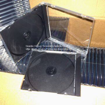 10.4mm JEWEL cd Case Jewel cd Box Jewel cd Cover Single Square With Black Tray photo-3