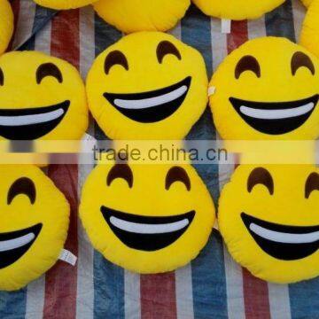 Professional Patent Plush Toys Manufacturer Custom Plush Emoji Pillow 35cm 40cm