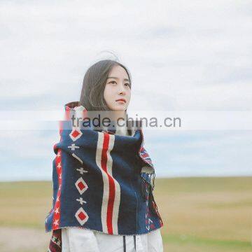 B22513A Autumn and winter women elegant cotton long scarf
