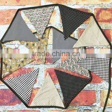 2017 Wholesale Banner Fabric Bunting Kid's Birthday Party Decoration Supplies Garland Home Decoration Flags photo-6