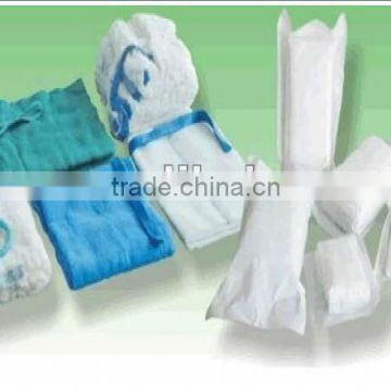 100% cotton Lap pad Sponge sterile