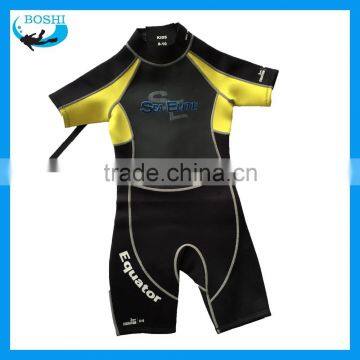 Shorty sex neoprene scuba diving wetsuit for kids