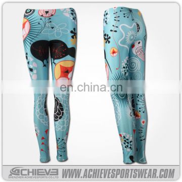 Custom fitness mature leggings /mature women legging