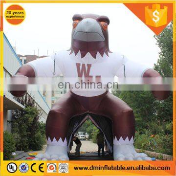 Inflatable Hawk Sports Tunnel Tent for Outdoors Promotion