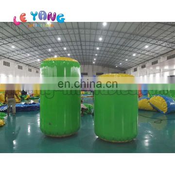 PVC Cylinder Inflatable Archery tag Paitaball Obstacles For Shooting game