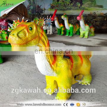 KAWAH Playground Equipment Amusement Electric Dinosaur Ride On Toy Car For Kids