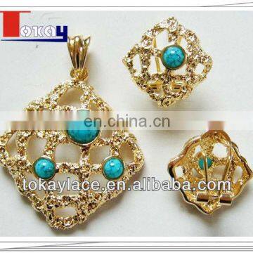 2013 lady bridal African fashion jewelry sets for wedding