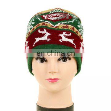 Colorful Hihg quality acrylic Custom Knitted Beanie Hats winter knitted hat