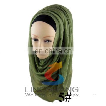 Cheap wholesale fashion voile women muslim hijab scarf 15 colors