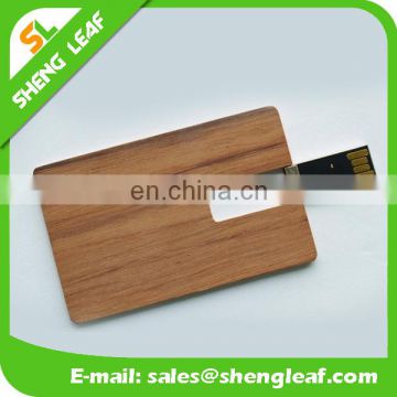 Bulk Cheap Wooden Business Card USB Flash Drives