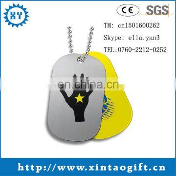 2014 New design high quality thick dog tag stainless steel