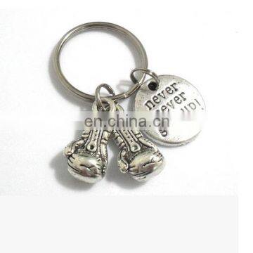 Soccer sports never give up custom key chain for promotion