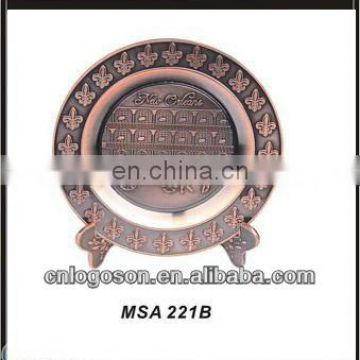 New vintage promotion wholesale china supplier souvenir decoration plate