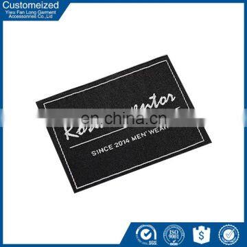 Custom brand name clothing labels with low moq