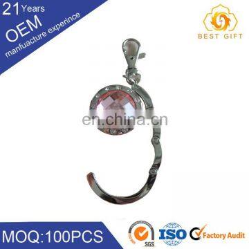 Heart Shape Token Metal Medal Foldable Purse Hanger / Banger Hook photo-5