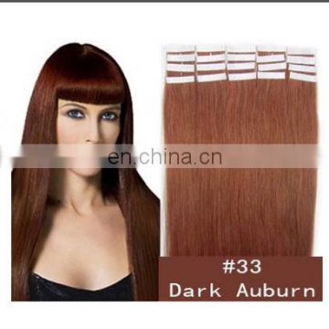 Hot sale factory cheap price high quality 100% human remy tape hair extensions