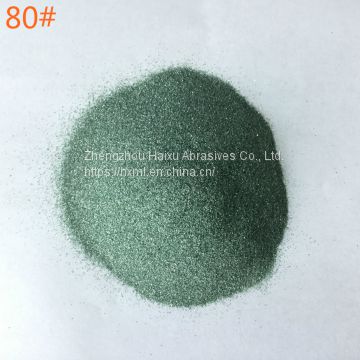 High Purity Green Silicon Carbide Grit #80 for Sandblasting