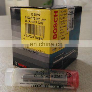 original diesel fuel injector nozzle DLLA142P2262, 0433172262