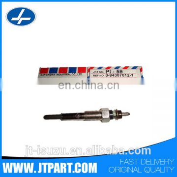 For 4JG2 genuine parts diesel engine glow plug 8-94387612-1