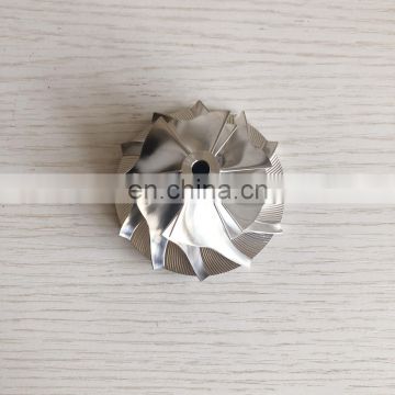 K16 44.40/61.98mm 6+6 blades high performance milling/aluminum 2618/billet compressor wheel