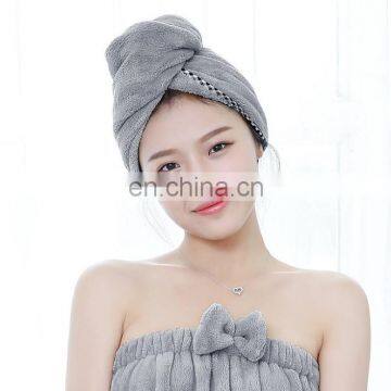 2020 Hot Selling Microfiber Hair Drying Wrap Towel