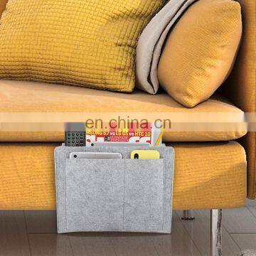 Felt Bedside Cute Organizer Bed Pocket Hanging Storage Bag photo-3