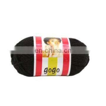 Wholesale Hot Selling Export Nigerian Black Wool Hair Styles GOGO BABBY YARN 40g for Knitting photo-4