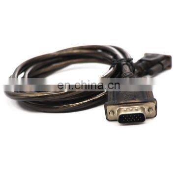 Factory Supply Different Meters Standard HD 15-Pin High Quality VGA to VGA 3+4 Monitor Cable VGA Flat Cable photo-6