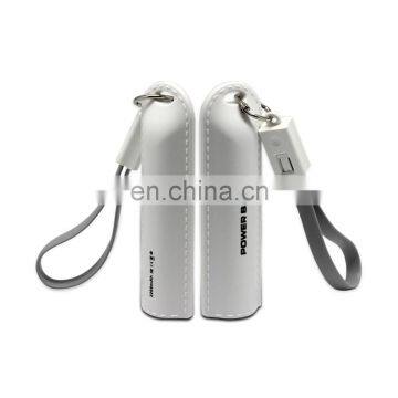 2000/2600mAh powerbank with keychain small mini size power bank real capacity high quality powerbanks