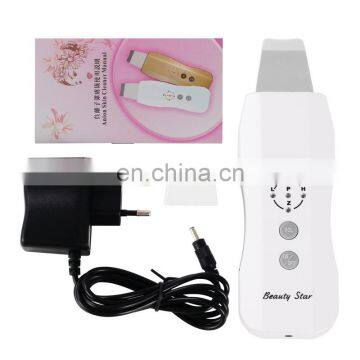 Beauty Star Skin Scrubber Massager Machine Facial Skin Deeply Cleaning Device Anion Face Skin Care Peeling Lifting Scrubber photo-2