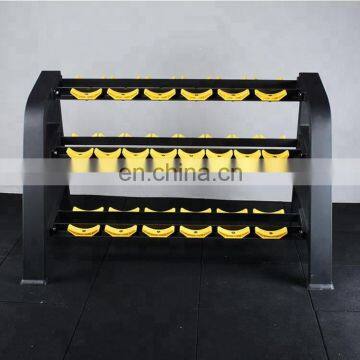 Professional Hot Sale Commercial Gym Equipment YW-1702B Beauty Dumbbell Rack photo-2