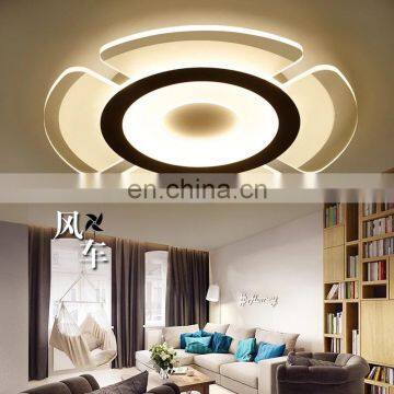 Creative Acrylic Round Living Room Led Ceiling Light photo-5