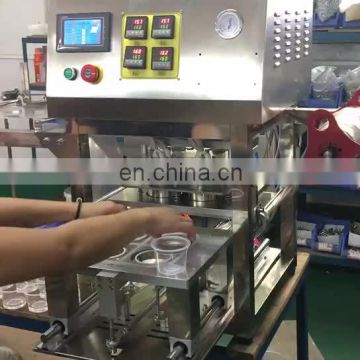 Hots sales full automatic LD802 Automatic plastic Cups filling and sealing machine used for food