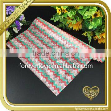 Crystal epoxy resin adhesive mesh heat transfer rhinestone sheet 24x40cm FHRM-055