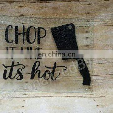 Christmas Glass Cutting Board For Home Decor